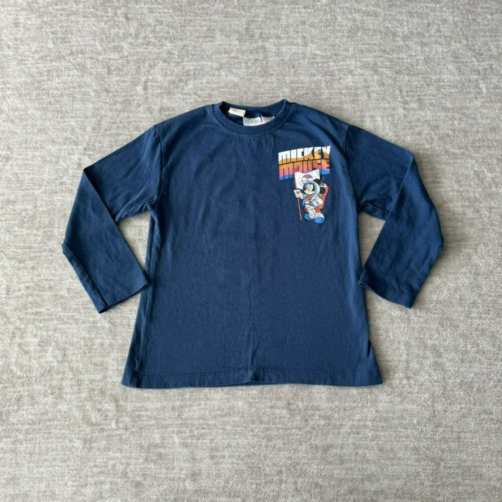 4-5y Zara Disney Mickey Astronaut Space Shirt